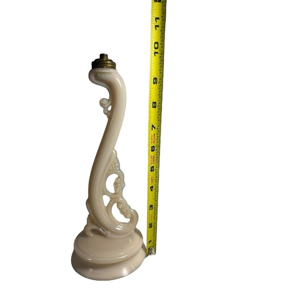 VTG Aladdin Alacite Uranium Glass Lamp Base Only - Picture 4 of 13